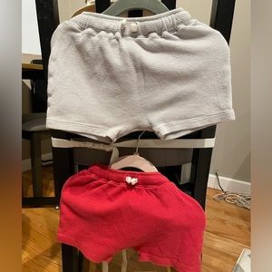 Set of toddler shorts